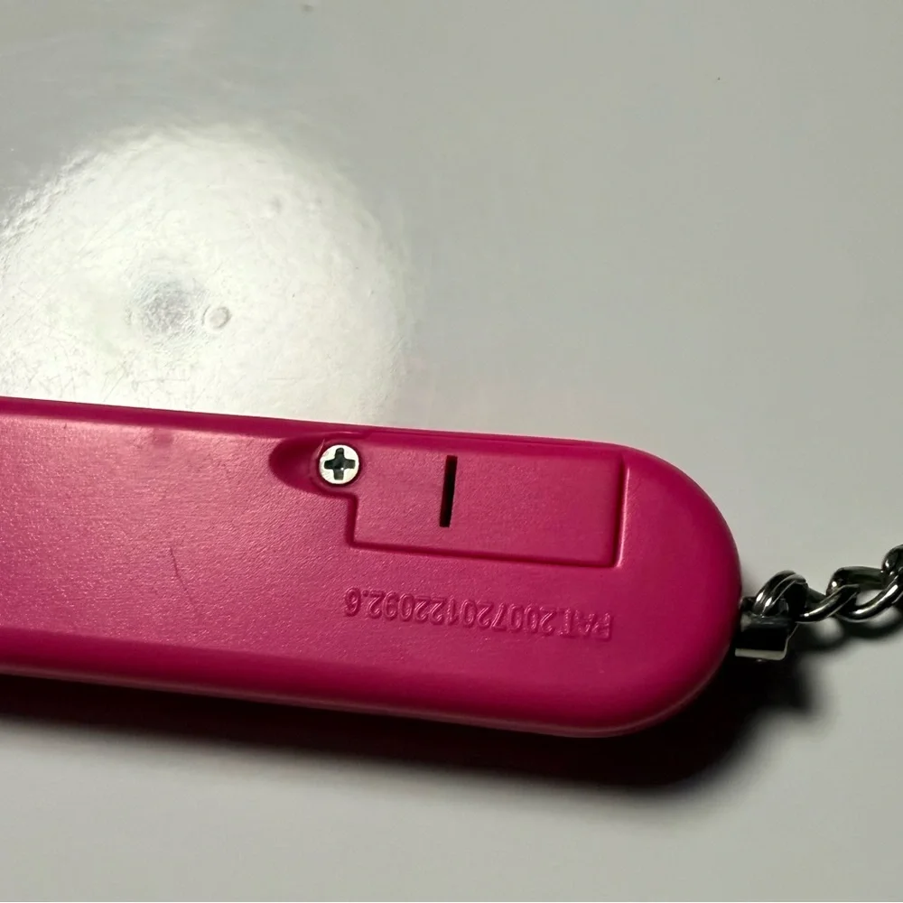 Pink Wearable Keychain Alarm